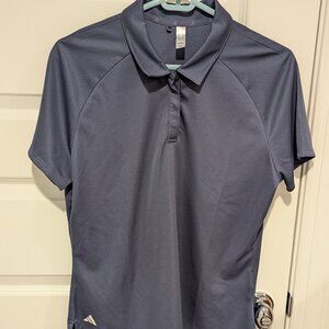 Adidas young men's golf shirt in gray (size L)